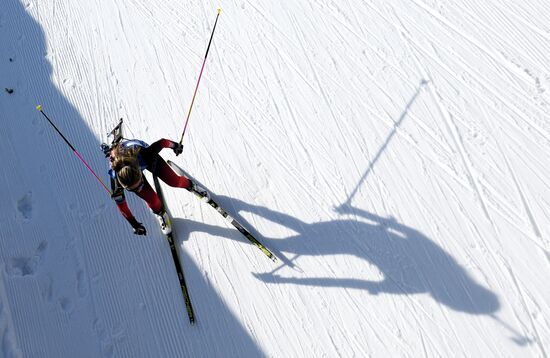 Slovenia Biathlon Worlds Women Mass Start