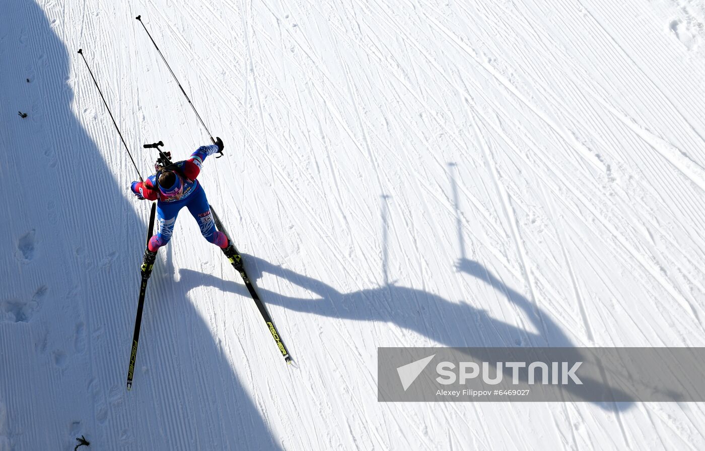 Slovenia Biathlon Worlds Women Mass Start