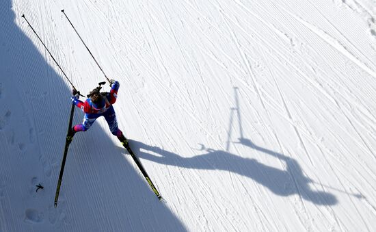 Slovenia Biathlon Worlds Women Mass Start