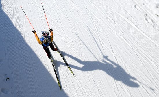 Slovenia Biathlon Worlds Women Mass Start