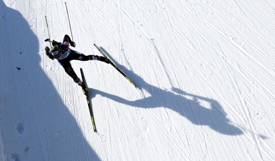 Slovenia Biathlon Worlds Women Mass Start
