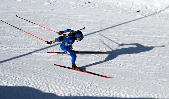 Slovenia Biathlon Worlds Women Mass Start