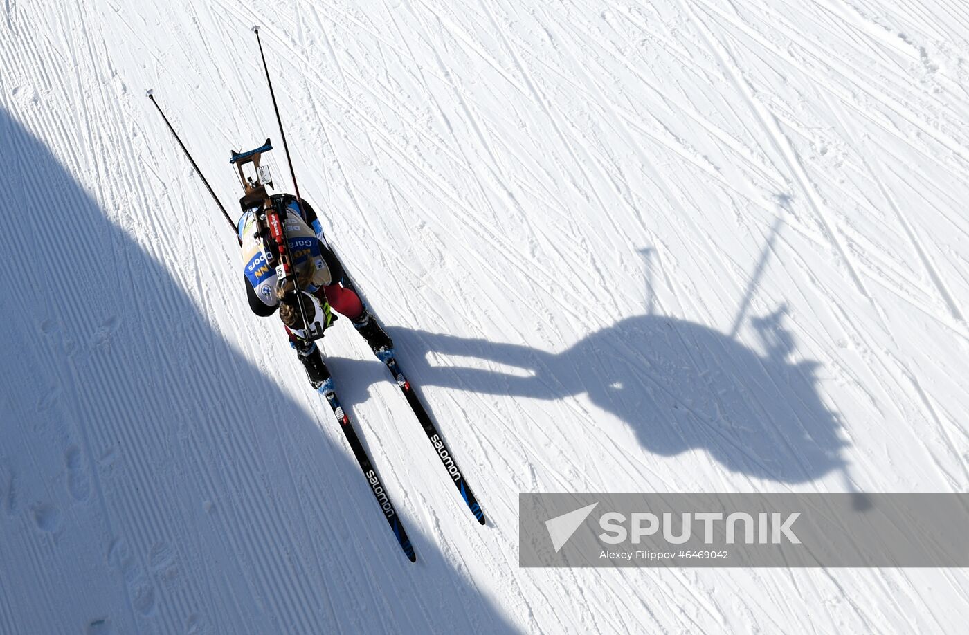 Slovenia Biathlon Worlds Women Mass Start