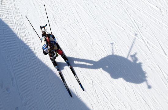 Slovenia Biathlon Worlds Women Mass Start