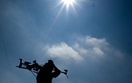 Slovenia Biathlon Worlds Women Mass Start