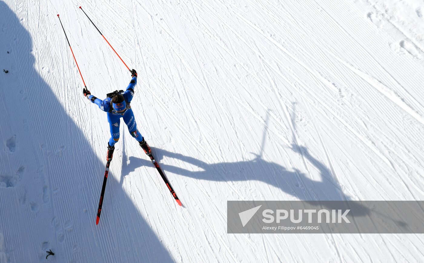 Slovenia Biathlon Worlds Women Mass Start