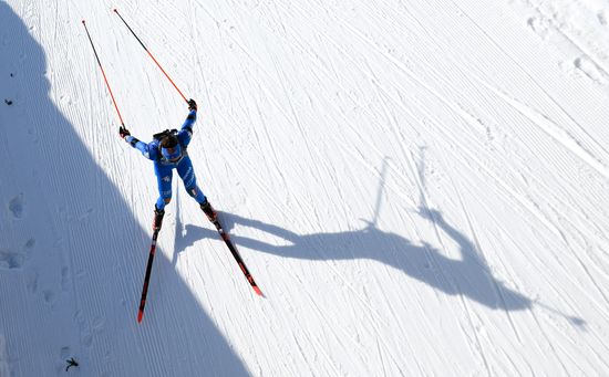 Slovenia Biathlon Worlds Women Mass Start