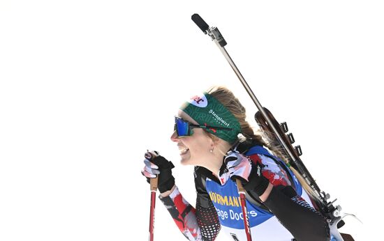 Slovenia Biathlon Worlds Women Mass Start