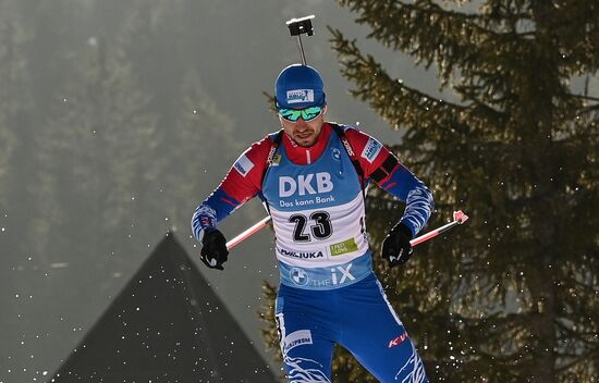 Slovenia Biathlon Worlds Men Mass Start