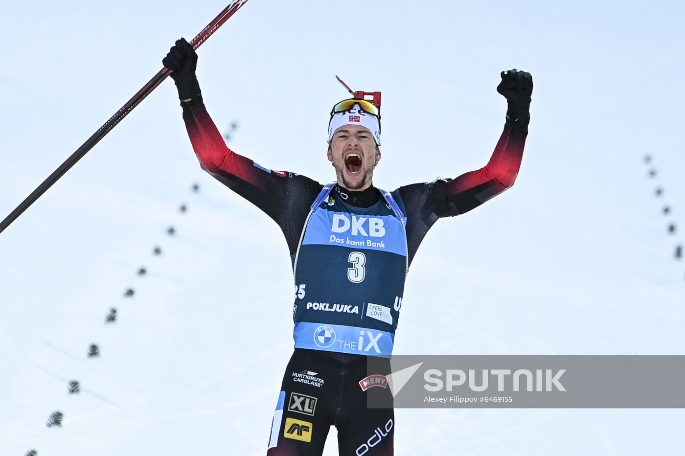 Slovenia Biathlon Worlds Men Mass Start