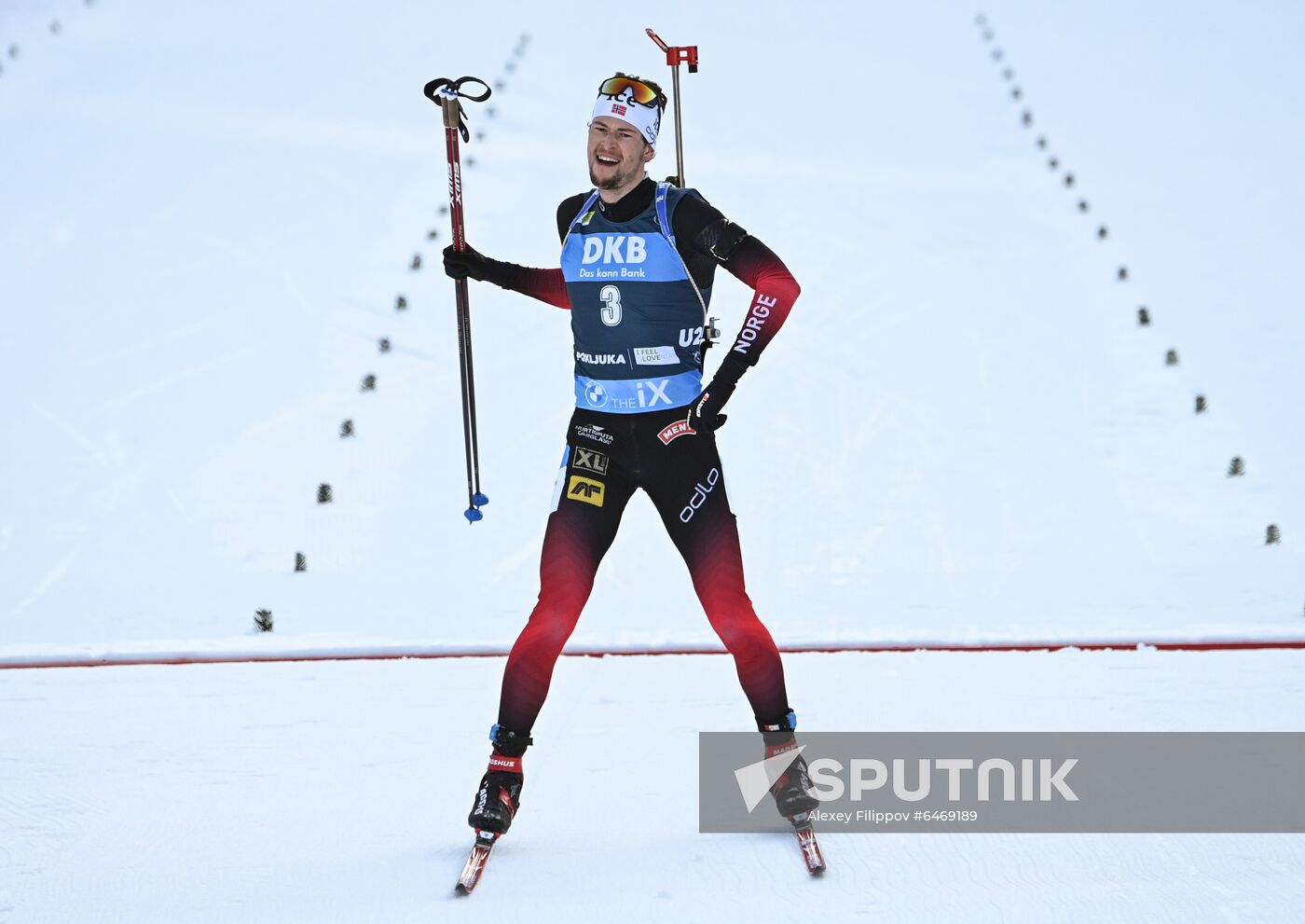 Slovenia Biathlon Worlds Men Mass Start