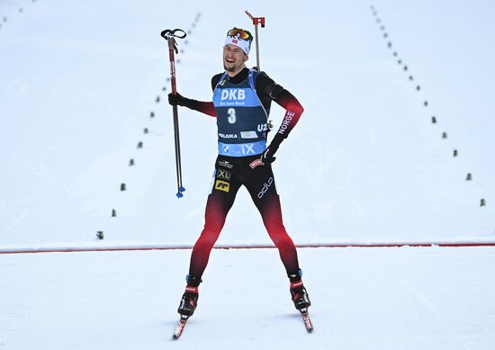Slovenia Biathlon Worlds Men Mass Start