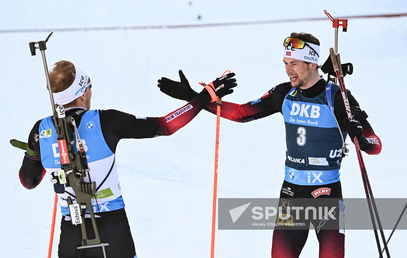 Slovenia Biathlon Worlds Men Mass Start
