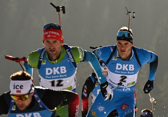 Slovenia Biathlon Worlds Men Mass Start