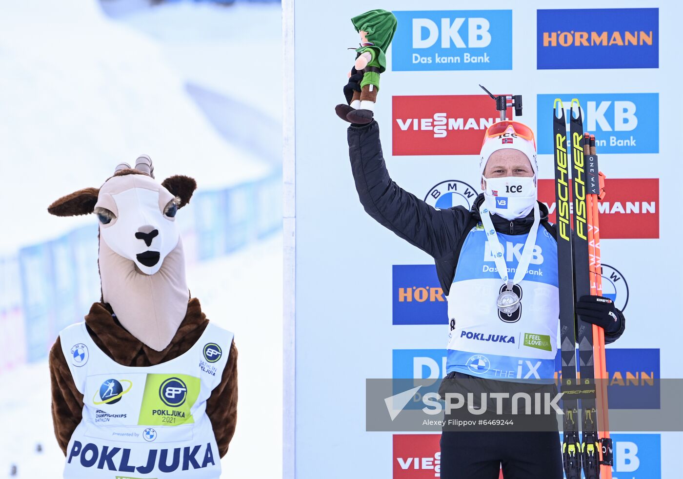 Slovenia Biathlon Worlds Men Mass Start