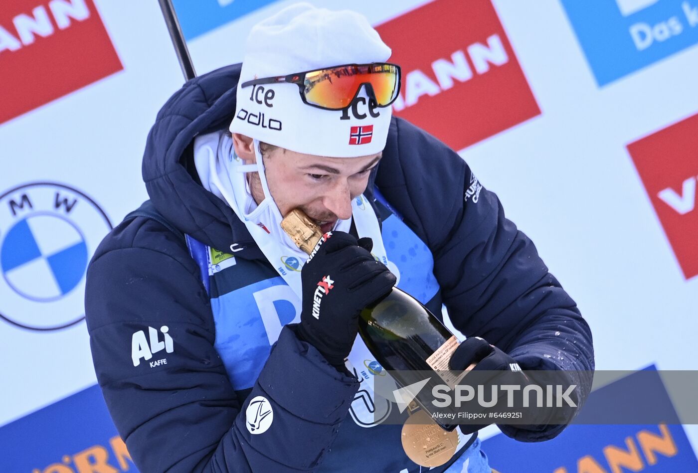 Slovenia Biathlon Worlds Men Mass Start