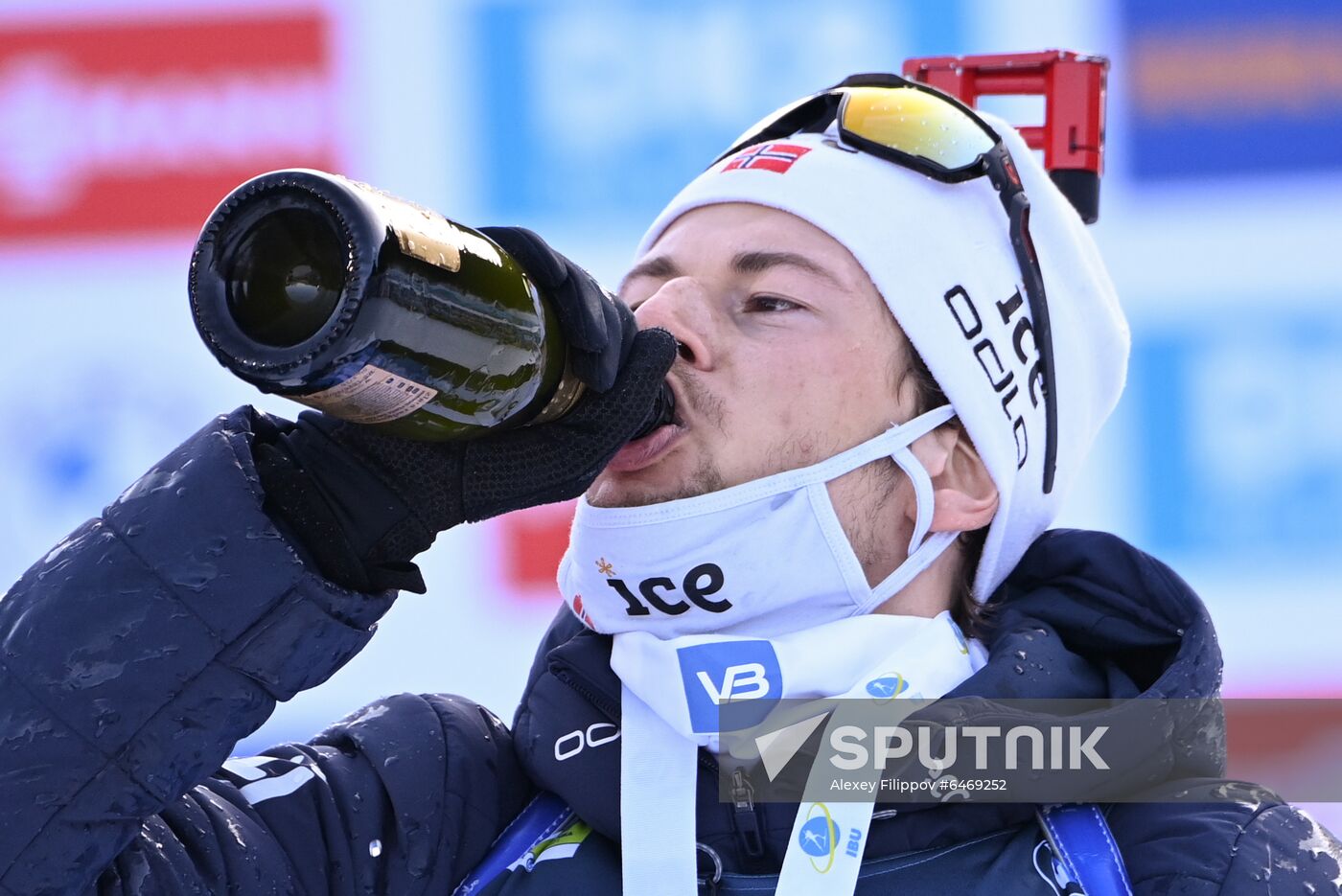 Slovenia Biathlon Worlds Men Mass Start