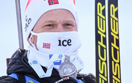 Slovenia Biathlon Worlds Men Mass Start