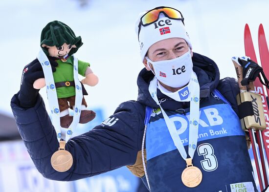 Slovenia Biathlon Worlds Men Mass Start