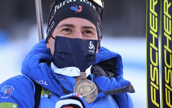 Slovenia Biathlon Worlds Men Mass Start