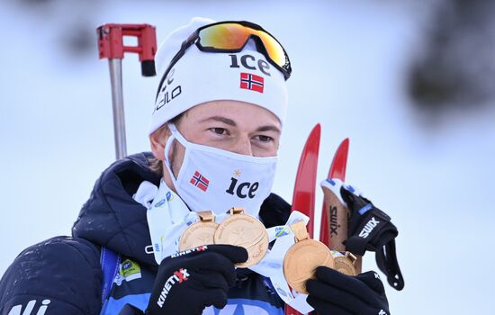 Slovenia Biathlon Worlds Men Mass Start