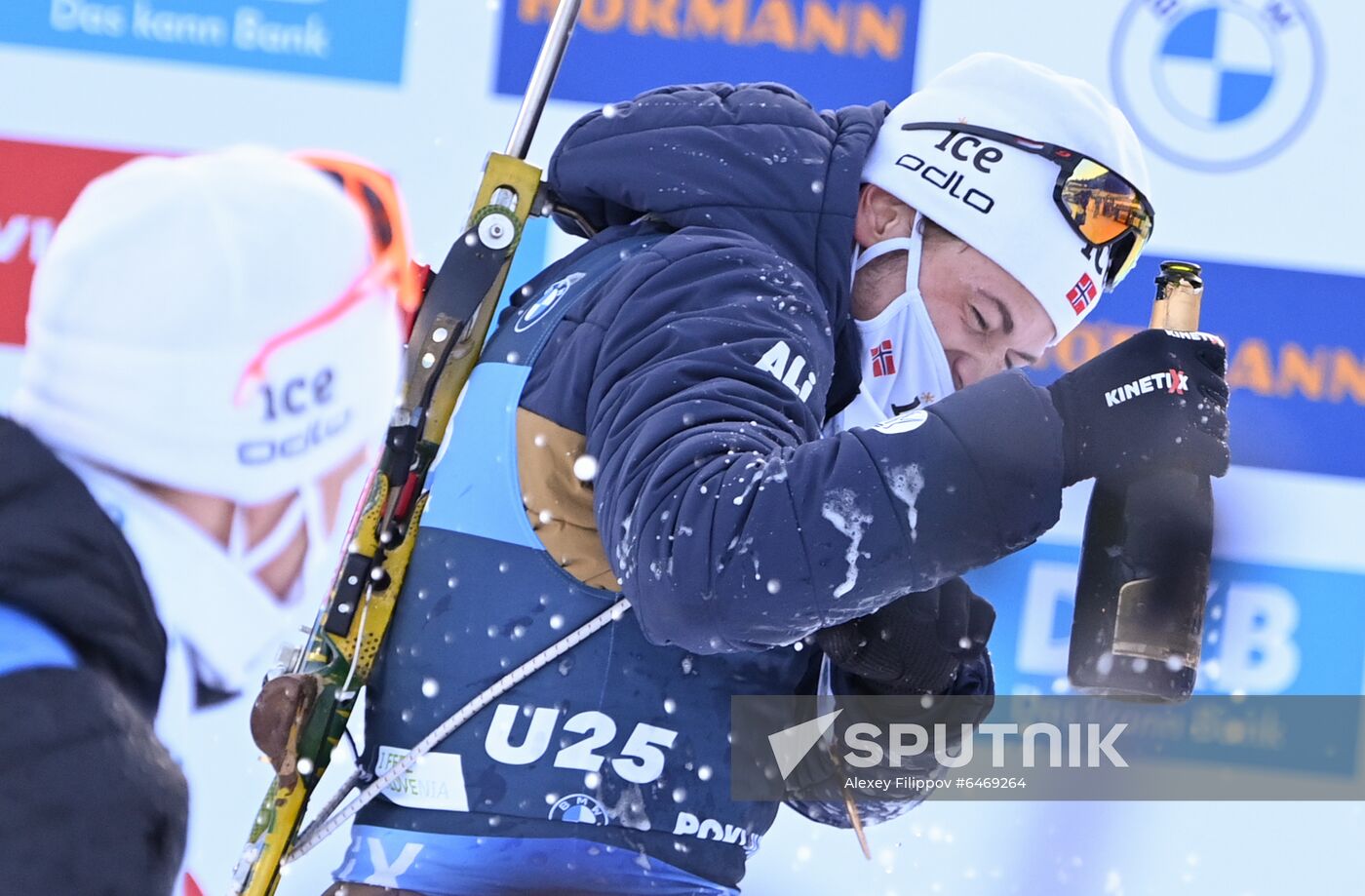 Slovenia Biathlon Worlds Men Mass Start