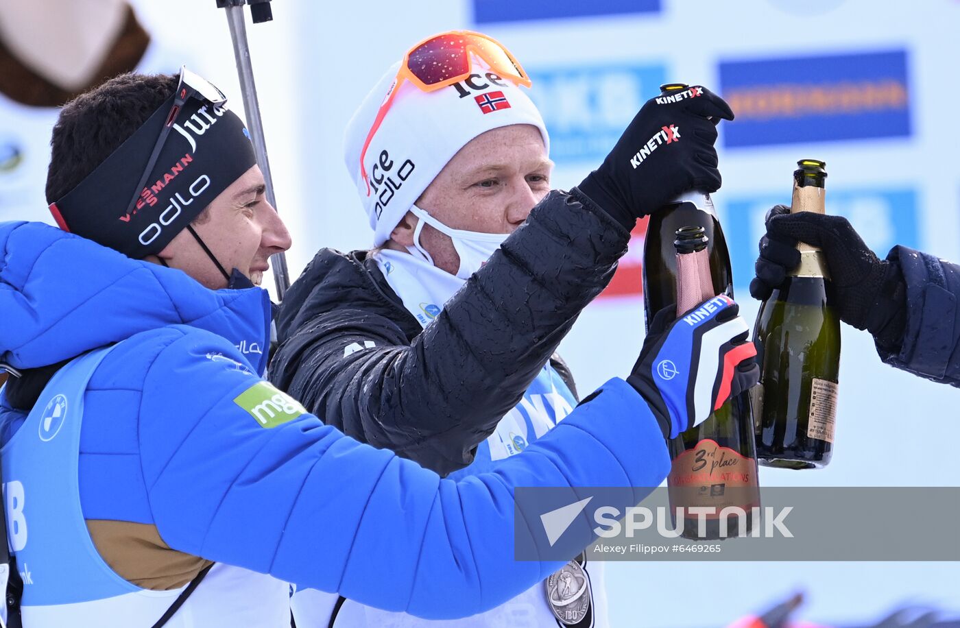 Slovenia Biathlon Worlds Men Mass Start