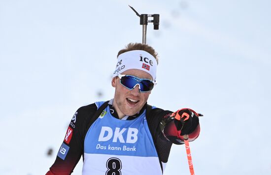 Slovenia Biathlon Worlds Men Mass Start