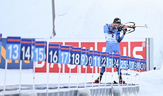 Slovenia Biathlon Worlds Men Mass Start