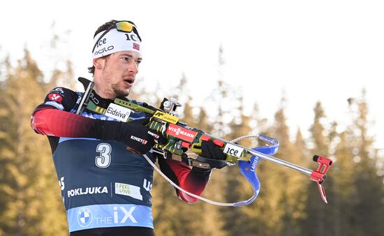 Slovenia Biathlon Worlds Men Mass Start