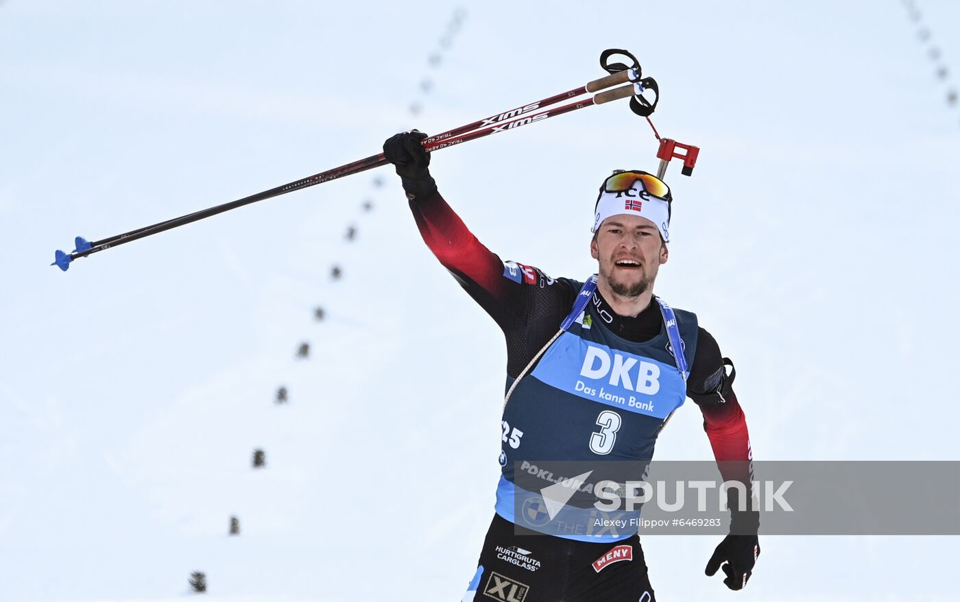 Slovenia Biathlon Worlds Men Mass Start