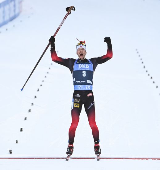 Slovenia Biathlon Worlds Men Mass Start