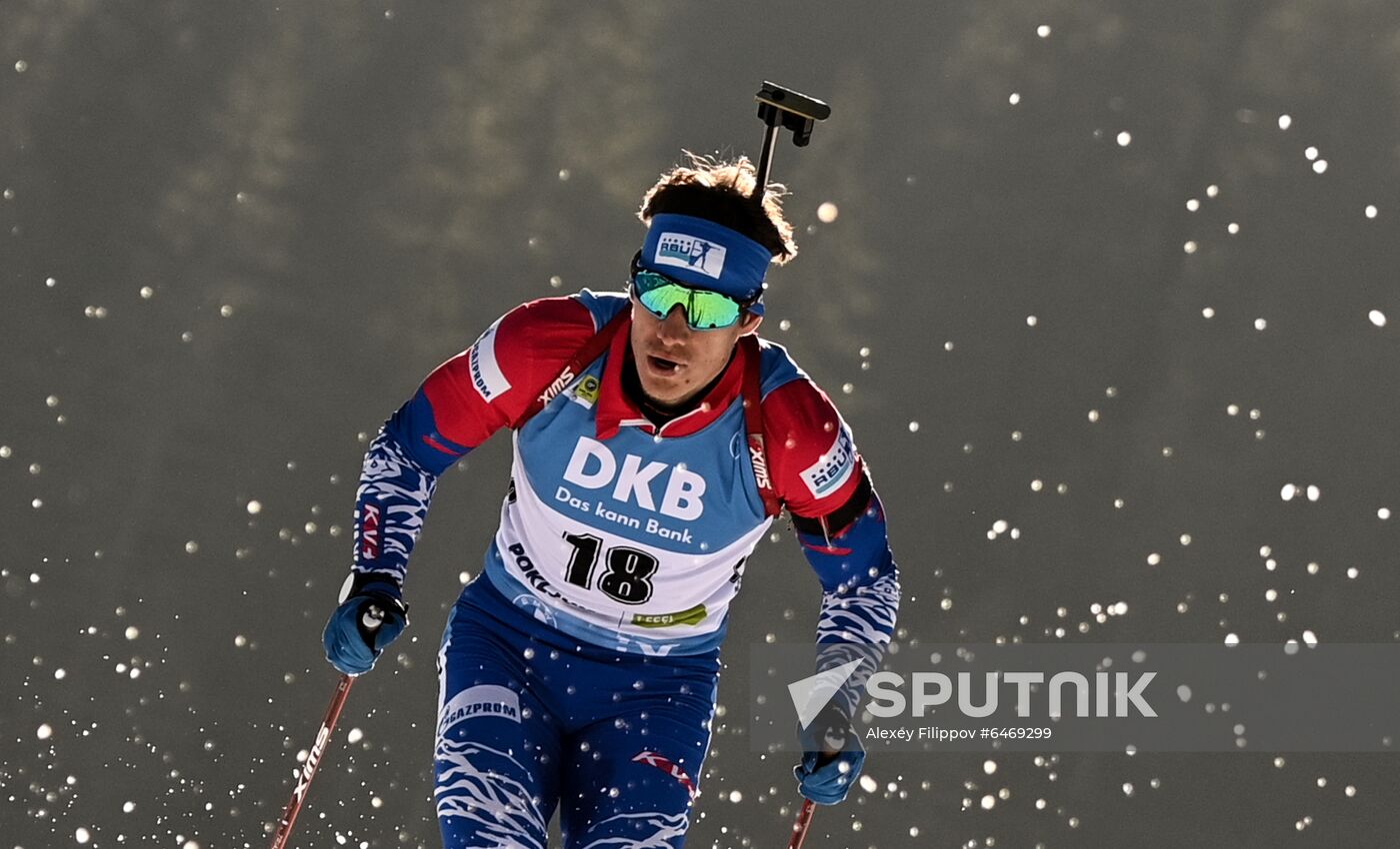 Slovenia Biathlon Worlds Men Mass Start