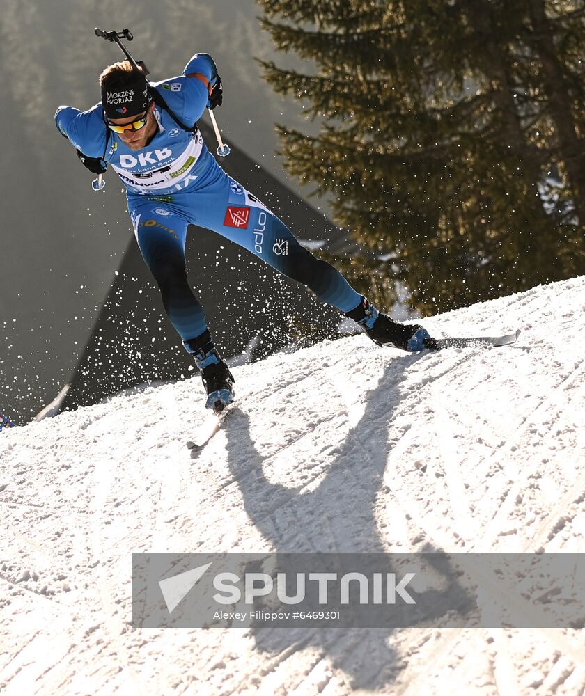 Slovenia Biathlon Worlds Men Mass Start