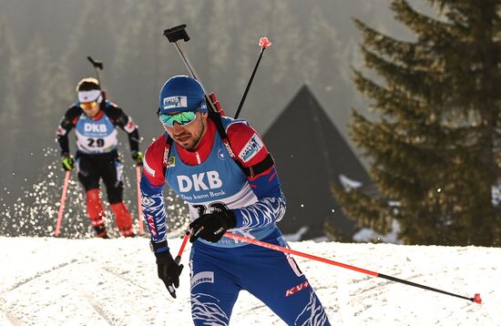 Slovenia Biathlon Worlds Men Mass Start
