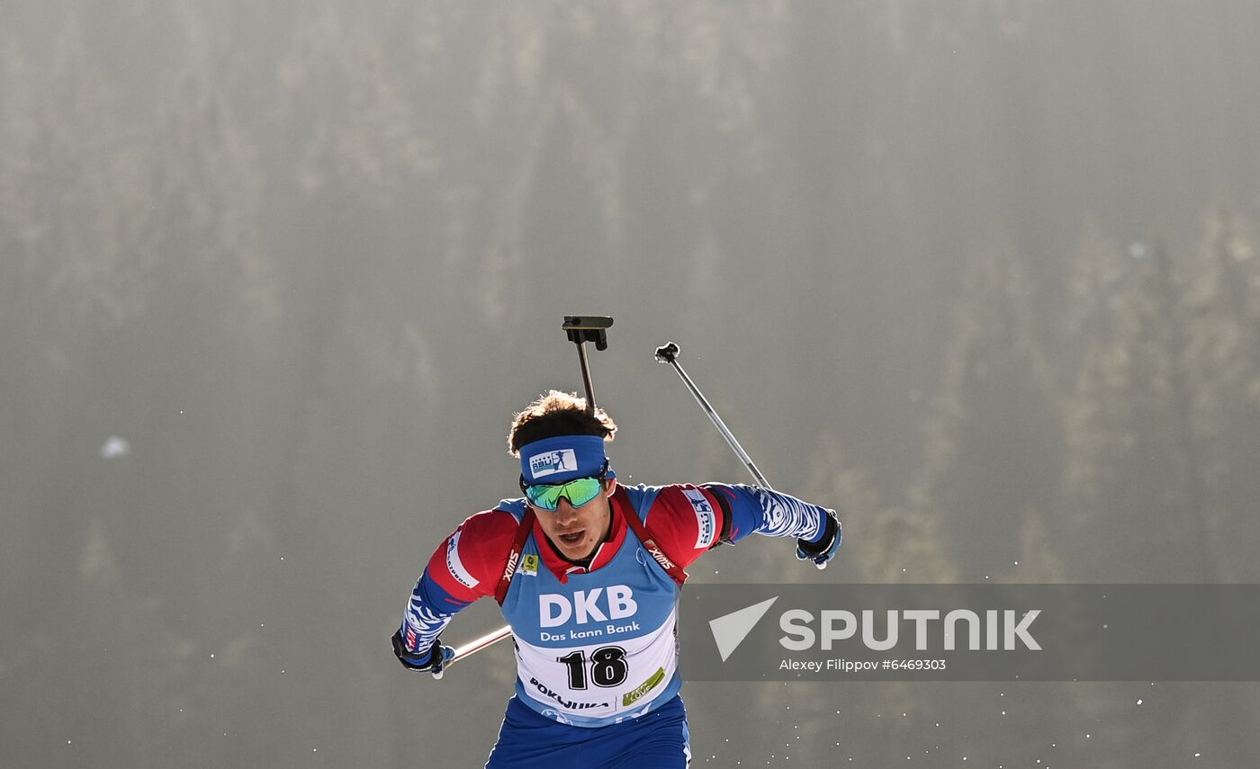 Slovenia Biathlon Worlds Men Mass Start