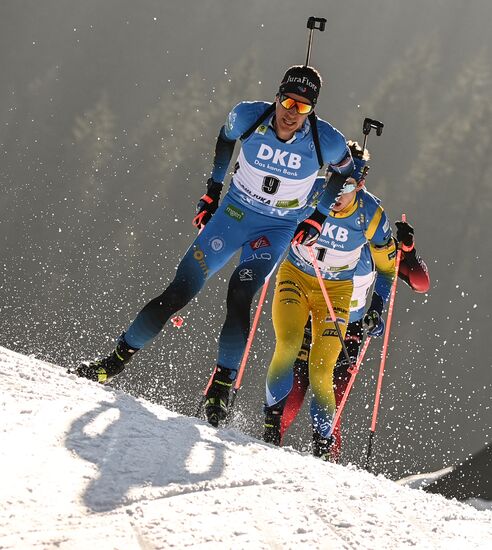 Slovenia Biathlon Worlds Men Mass Start