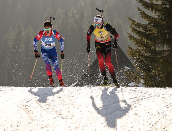 Slovenia Biathlon Worlds Men Mass Start