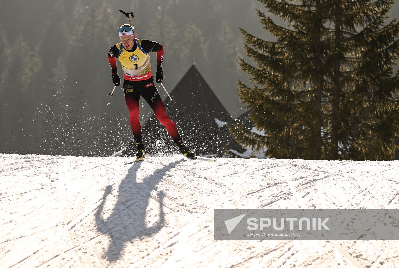 Slovenia Biathlon Worlds Men Mass Start