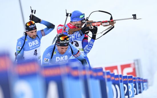 Slovenia Biathlon Worlds Men Mass Start