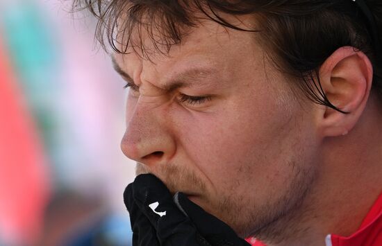 Slovenia Biathlon Worlds Men Mass Start