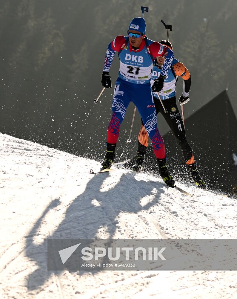 Slovenia Biathlon Worlds Men Mass Start