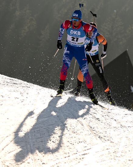 Slovenia Biathlon Worlds Men Mass Start