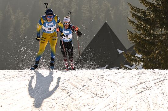 Slovenia Biathlon Worlds Men Mass Start