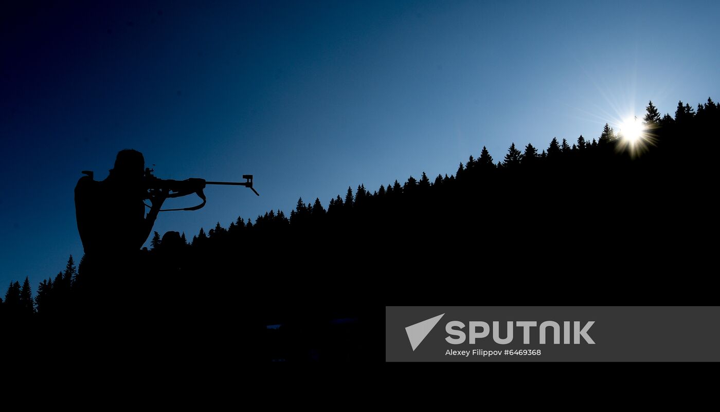 Slovenia Biathlon Worlds Men Mass Start