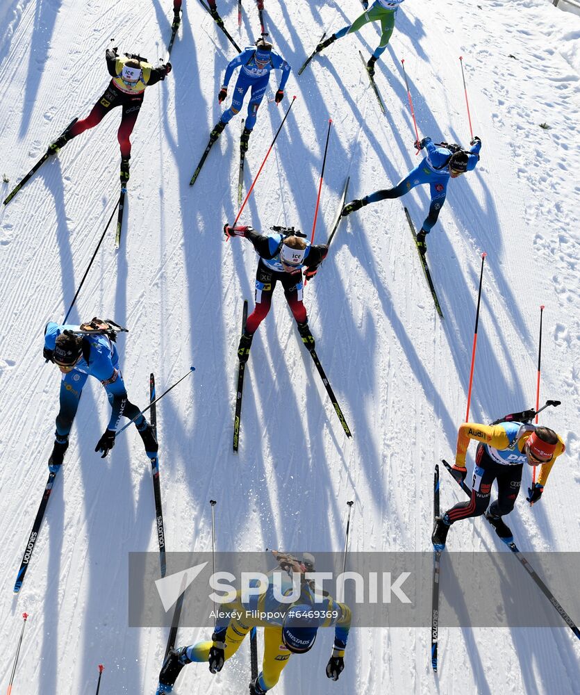 Slovenia Biathlon Worlds Men Mass Start