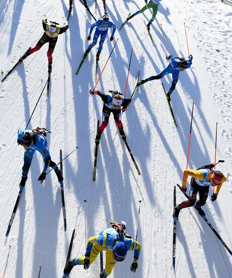 Slovenia Biathlon Worlds Men Mass Start