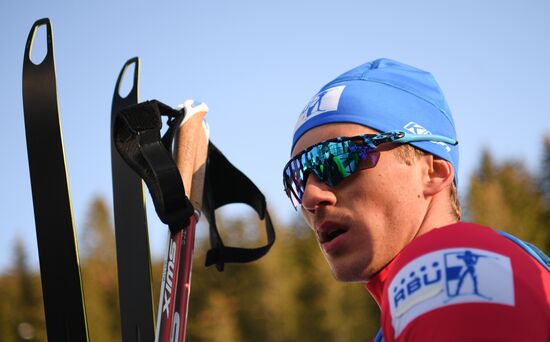 Slovenia Biathlon Worlds Men Mass Start