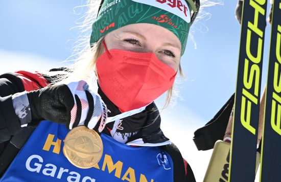 Slovenia Biathlon Worlds Women Mass Start