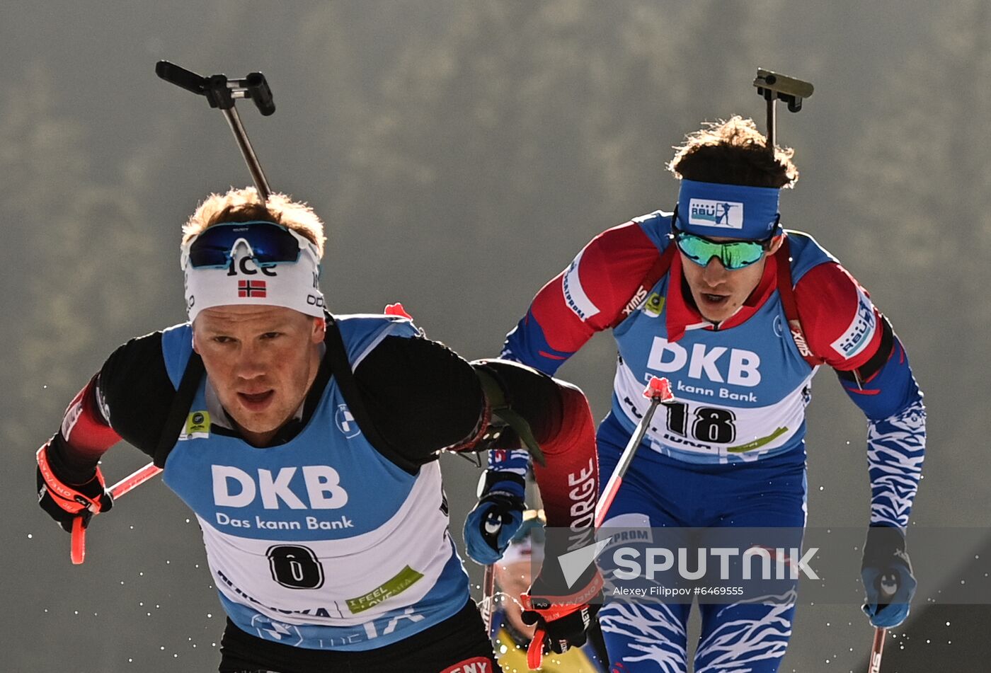 Slovenia Biathlon Worlds Men Mass Start